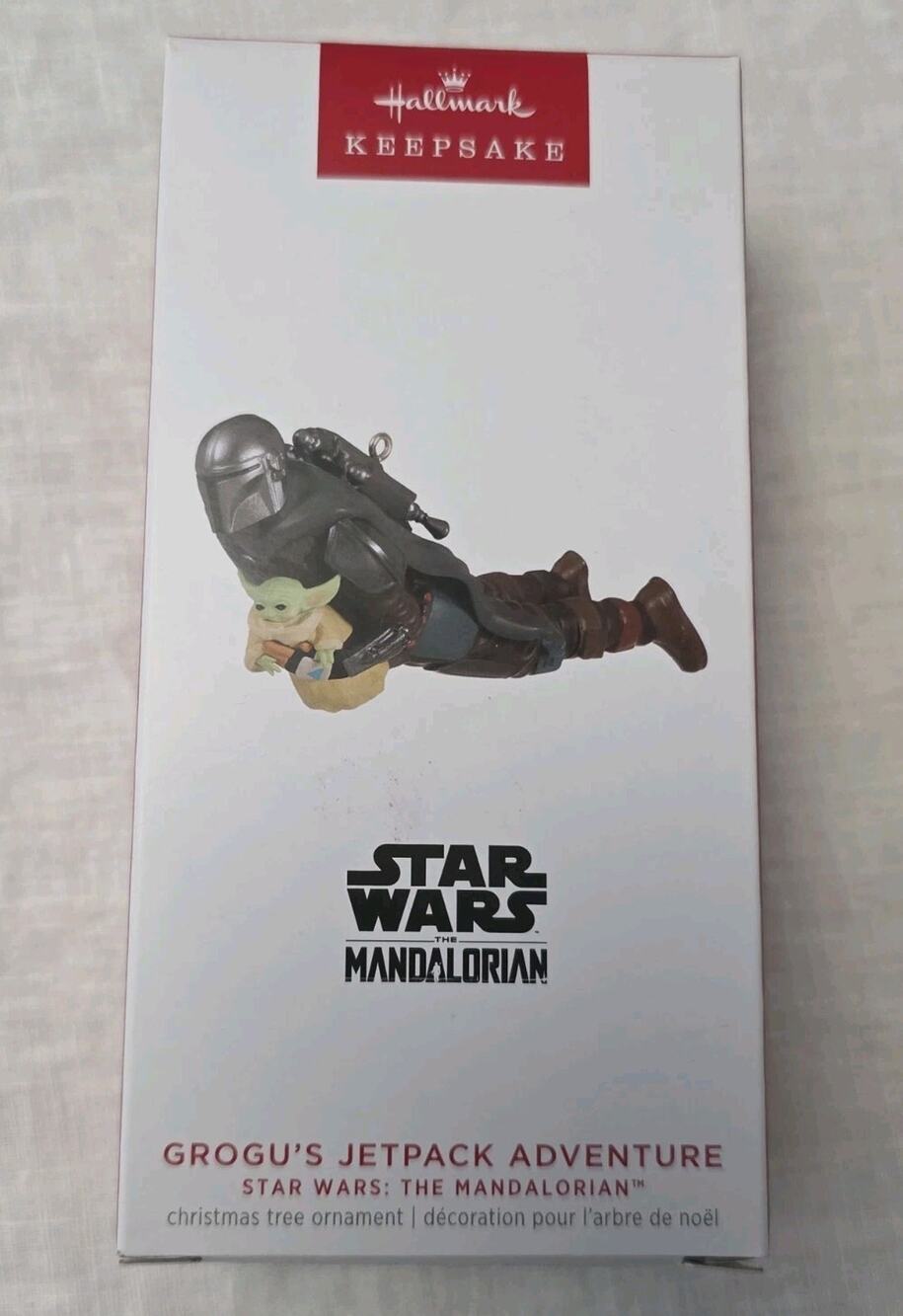 Hallmark Star Wars Mandalorian Grogu's Jetpack Adventure Tree Ornament Keepsake